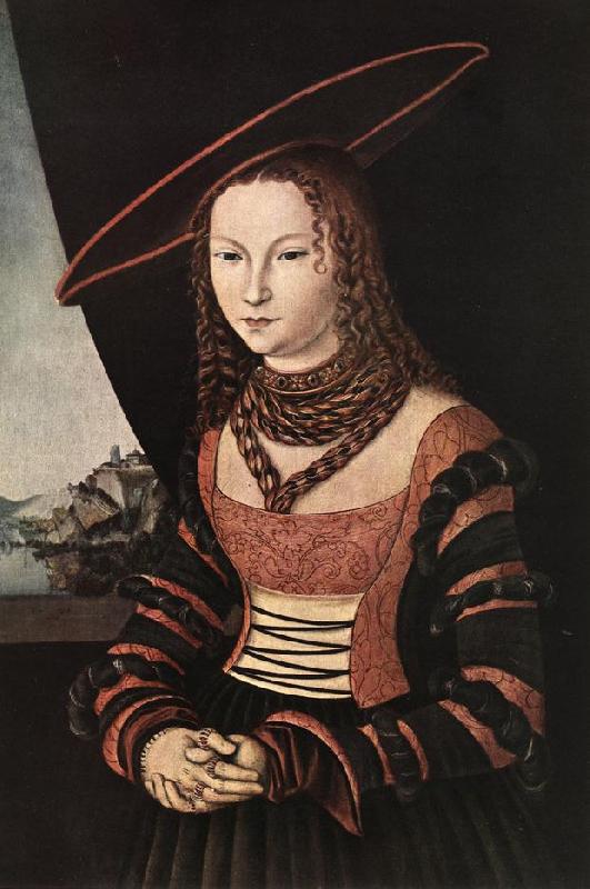 CRANACH, Lucas the Elder Portrait of a Woman dfg oil painting image